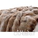 Couverture en fourrure  Plaid fausse fourrure loup clair 150cm x 200cm - B016V0A4FI